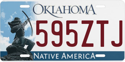 OK license plate 595ZTJ
