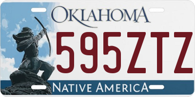 OK license plate 595ZTZ