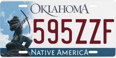 OK license plate 595ZZF