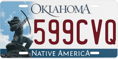 OK license plate 599CVQ