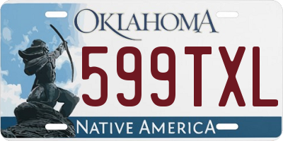 OK license plate 599TXL