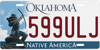 OK license plate 599ULJ