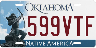 OK license plate 599VTF