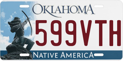 OK license plate 599VTH