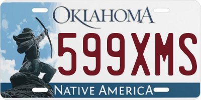 OK license plate 599XMS