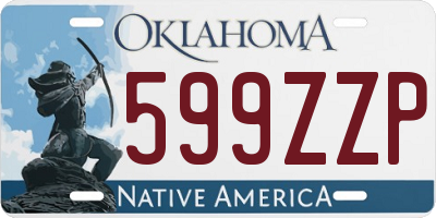 OK license plate 599ZZP