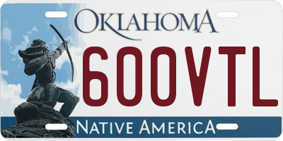 OK license plate 600VTL