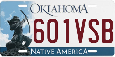 OK license plate 601VSB