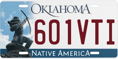 OK license plate 601VTI