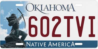 OK license plate 602TVI