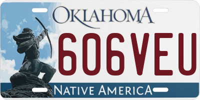 OK license plate 606VEU