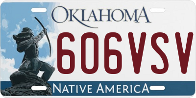 OK license plate 606VSV