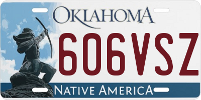 OK license plate 606VSZ