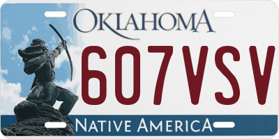 OK license plate 607VSV