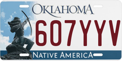 OK license plate 607YYV