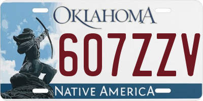 OK license plate 607ZZV