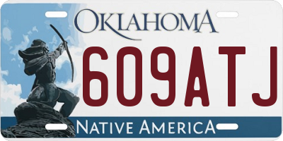 OK license plate 609ATJ