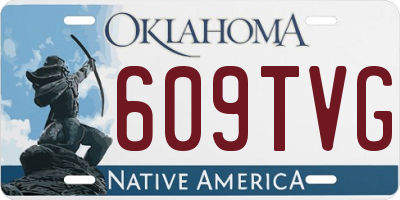 OK license plate 609TVG
