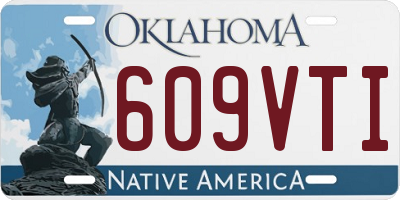 OK license plate 609VTI