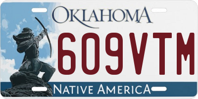 OK license plate 609VTM