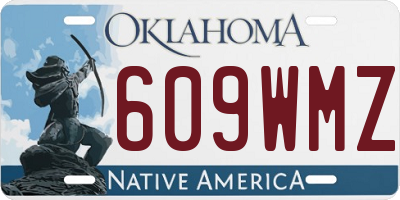 OK license plate 609WMZ