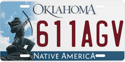 OK license plate 611AGV