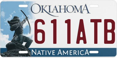 OK license plate 611ATB