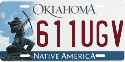 OK license plate 611UGV