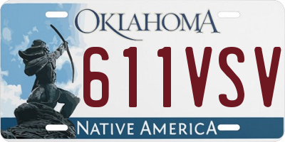 OK license plate 611VSV