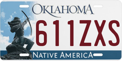 OK license plate 611ZXS