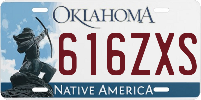 OK license plate 616ZXS
