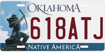 OK license plate 618ATJ