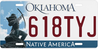 OK license plate 618TYJ