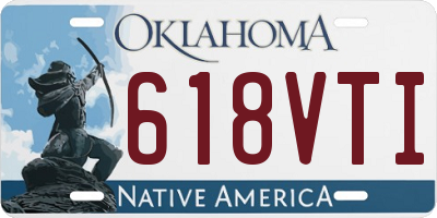 OK license plate 618VTI