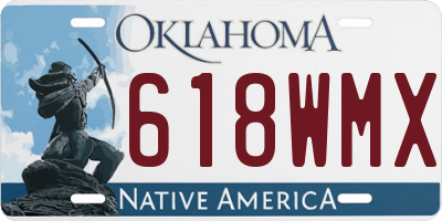 OK license plate 618WMX