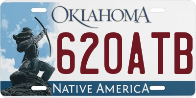 OK license plate 620ATB
