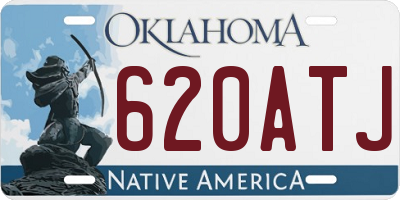 OK license plate 620ATJ