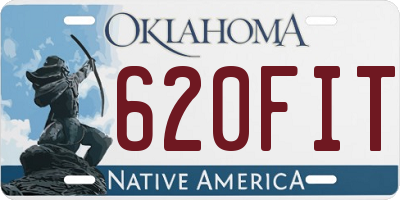 OK license plate 620FIT