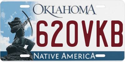 OK license plate 620VKB