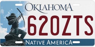 OK license plate 620ZTS
