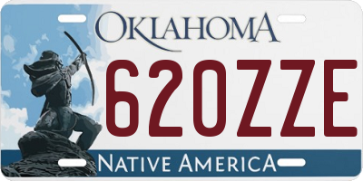 OK license plate 620ZZE