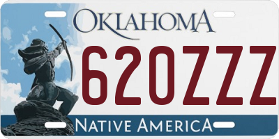 OK license plate 620ZZZ