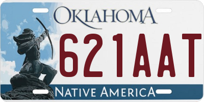 OK license plate 621AAT