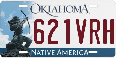 OK license plate 621VRH