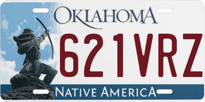OK license plate 621VRZ