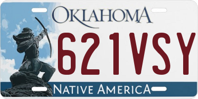 OK license plate 621VSY