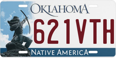 OK license plate 621VTH