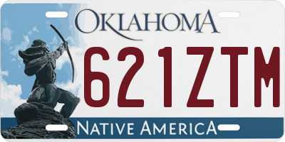 OK license plate 621ZTM