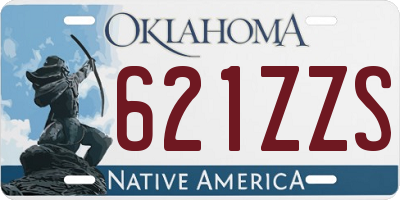 OK license plate 621ZZS