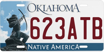 OK license plate 623ATB